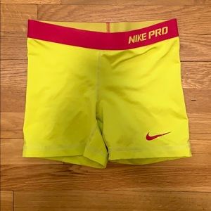Small yellow Nike pros